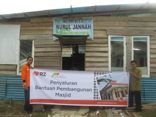 Masjid Nurul Jannah, Perumahan Wahana IV, kelurahan Gunung Sarik, Kecamatan Kuranji Kota Padang, Provinsi Sumatera Barat.  (sayasih/ymn)