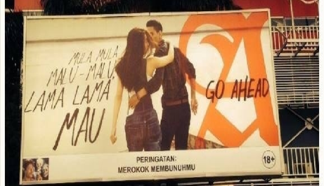  Iklan  Rokok  Berbau Pornografi Bebas Beredar Di Sejumlah 