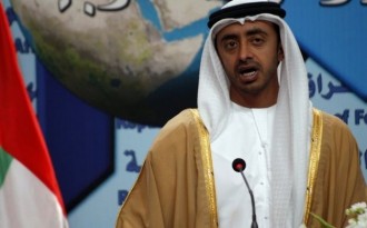 Menlu Emirat Arab, Sheikh Abdullah bin Zayed al Nahyan. (koraday.com)